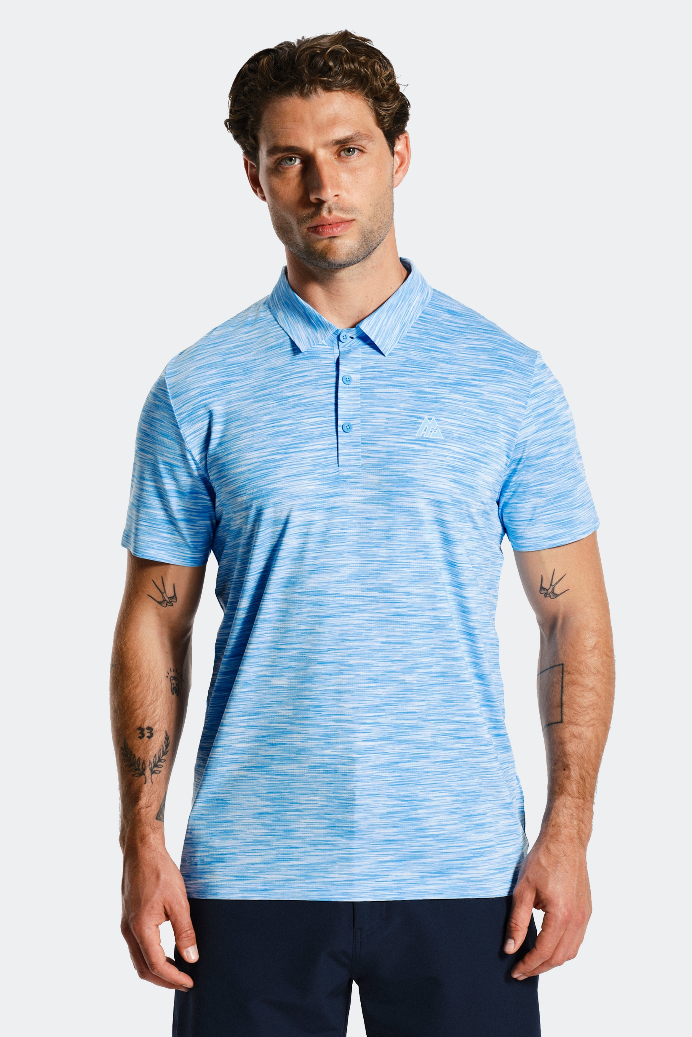 Montirex Golf Trail Polo Blue, White