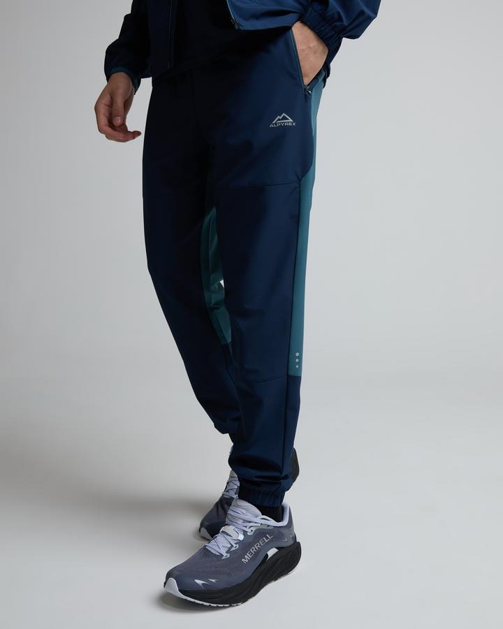 Alpyrex Men's Delta 2.0 Running Pant - Naval Ink/Nebula Boom