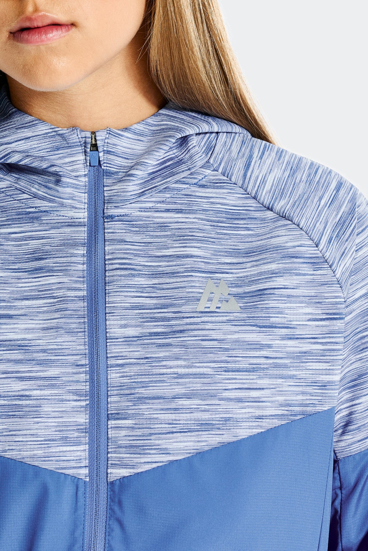 Montirex Girls' Trail Windbreaker - Blue/White