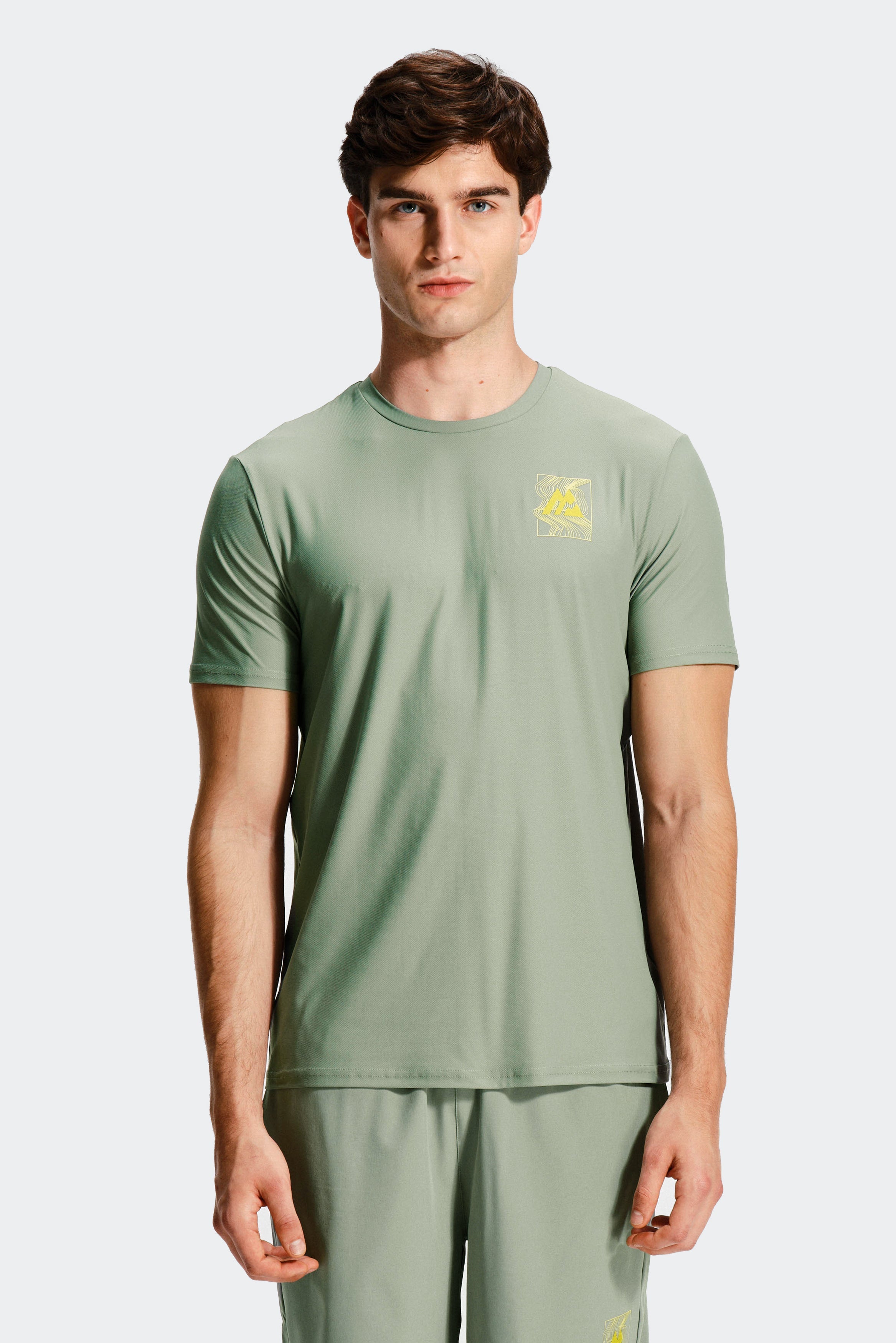 Montirex Frequency T-Shirt Green, Yellow