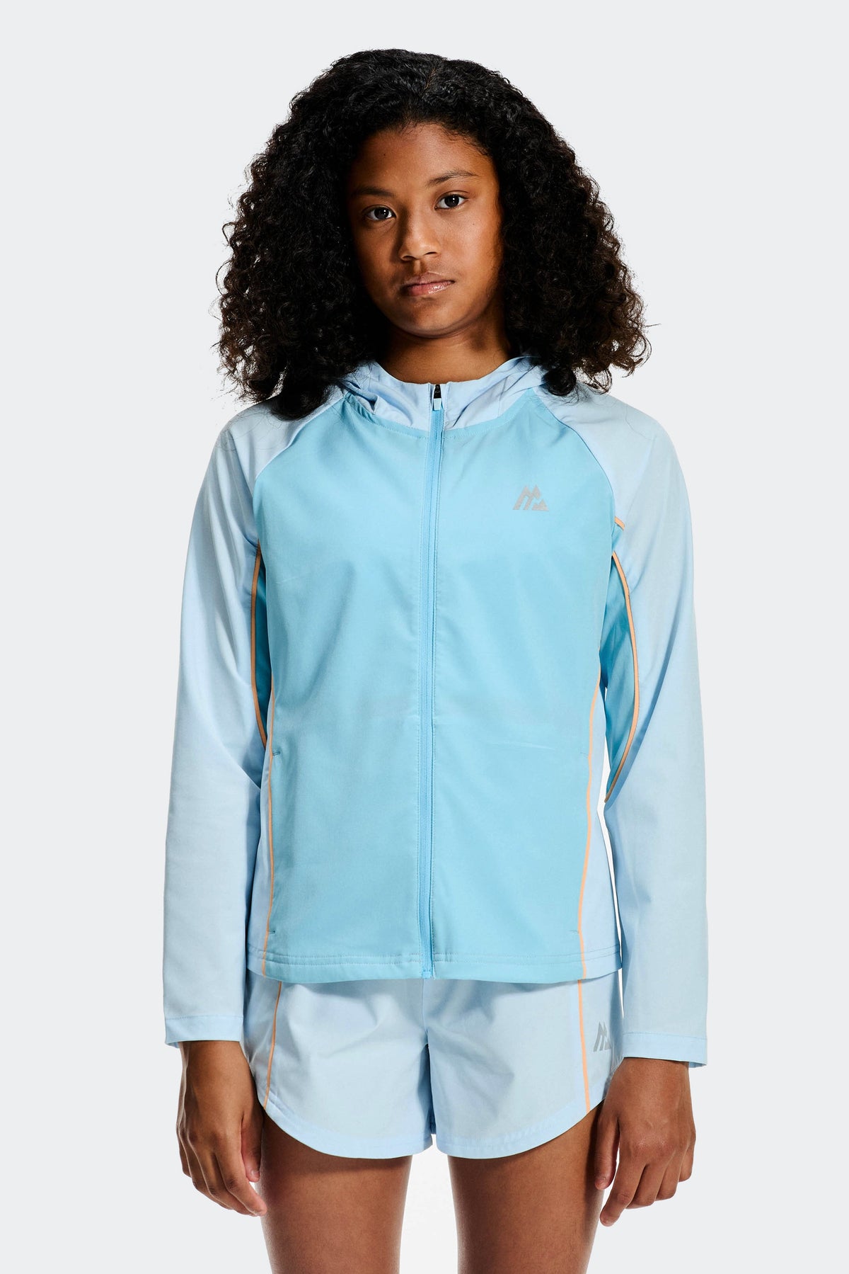 Montirex Girls' Lumina Jacket - Misty Blue Seashell Blue Apricot Blush