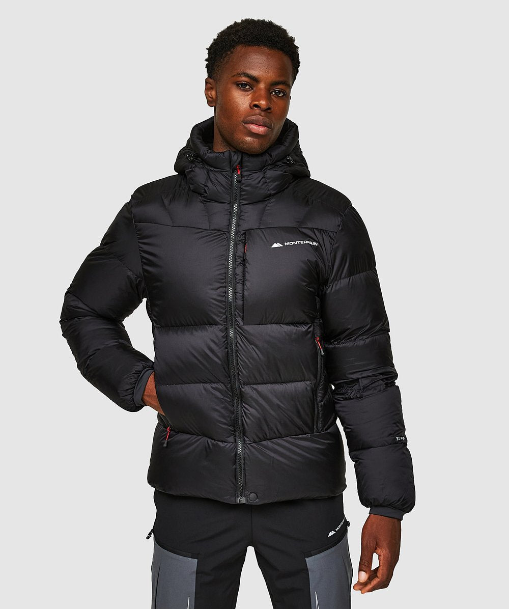 MONTERRAIN EVEREST 4.0 DOWN PUFFER JACKET - BLACK