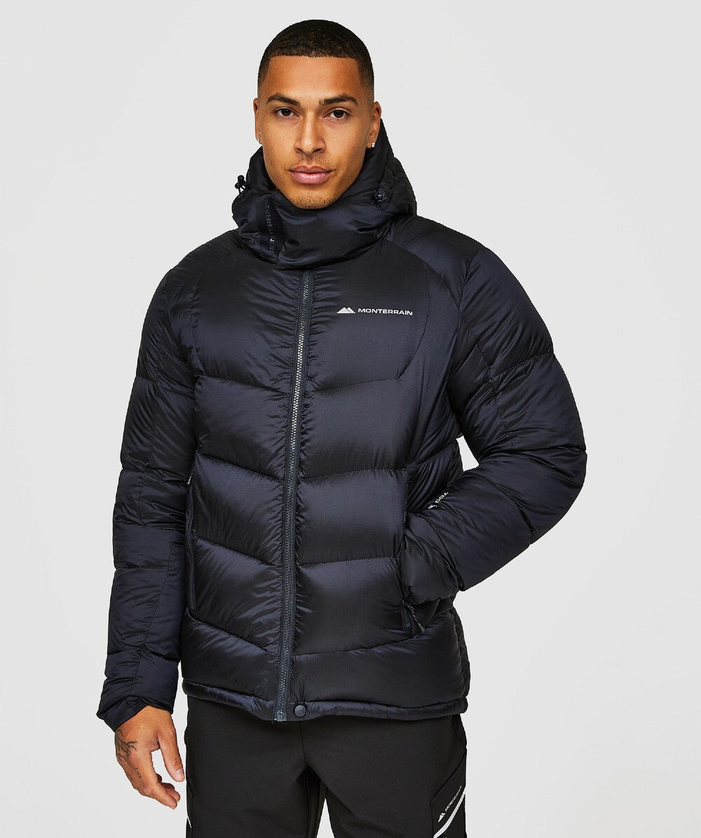 MONTERRAIN ANDES DOWN INSULATED PUFFER JACKET - MIDNIGHT SHADOW