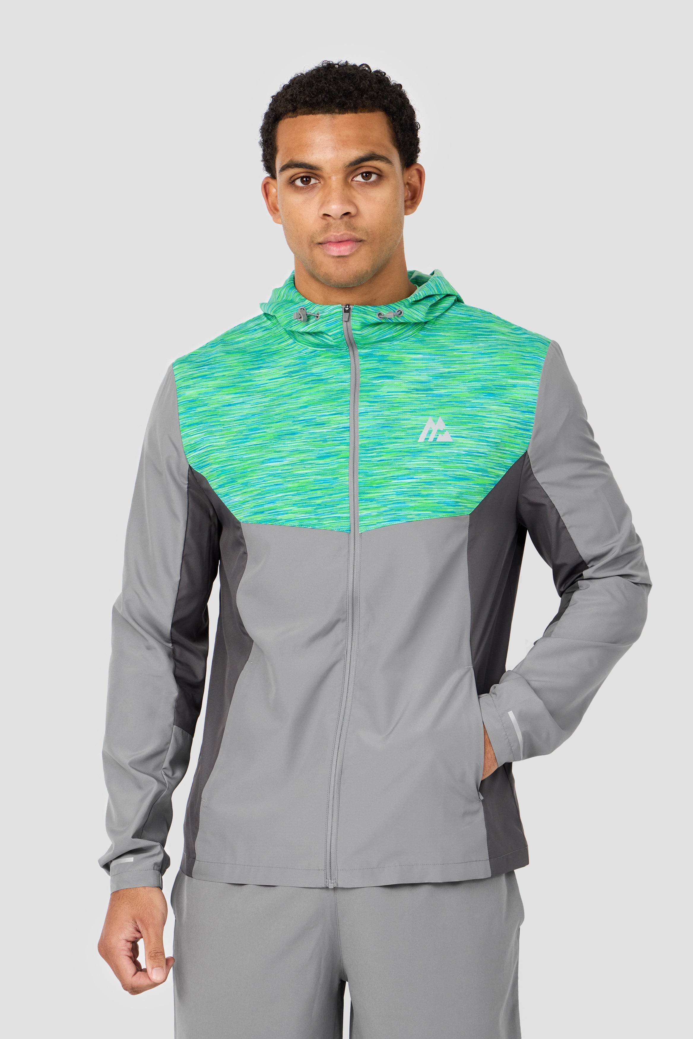 Montirex Trail Windbreaker Grey, Blue, Green