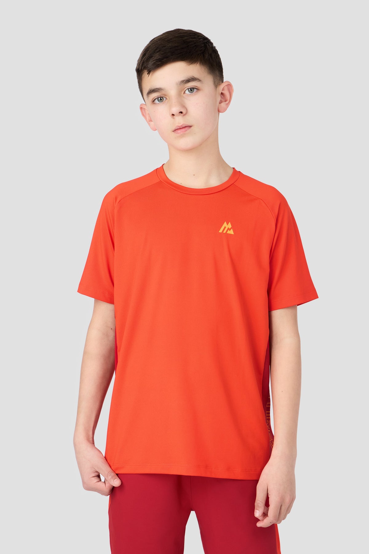 Montirex Junior Optic T-Shirt - Blazing Orange Cranberry Tangerine Glow