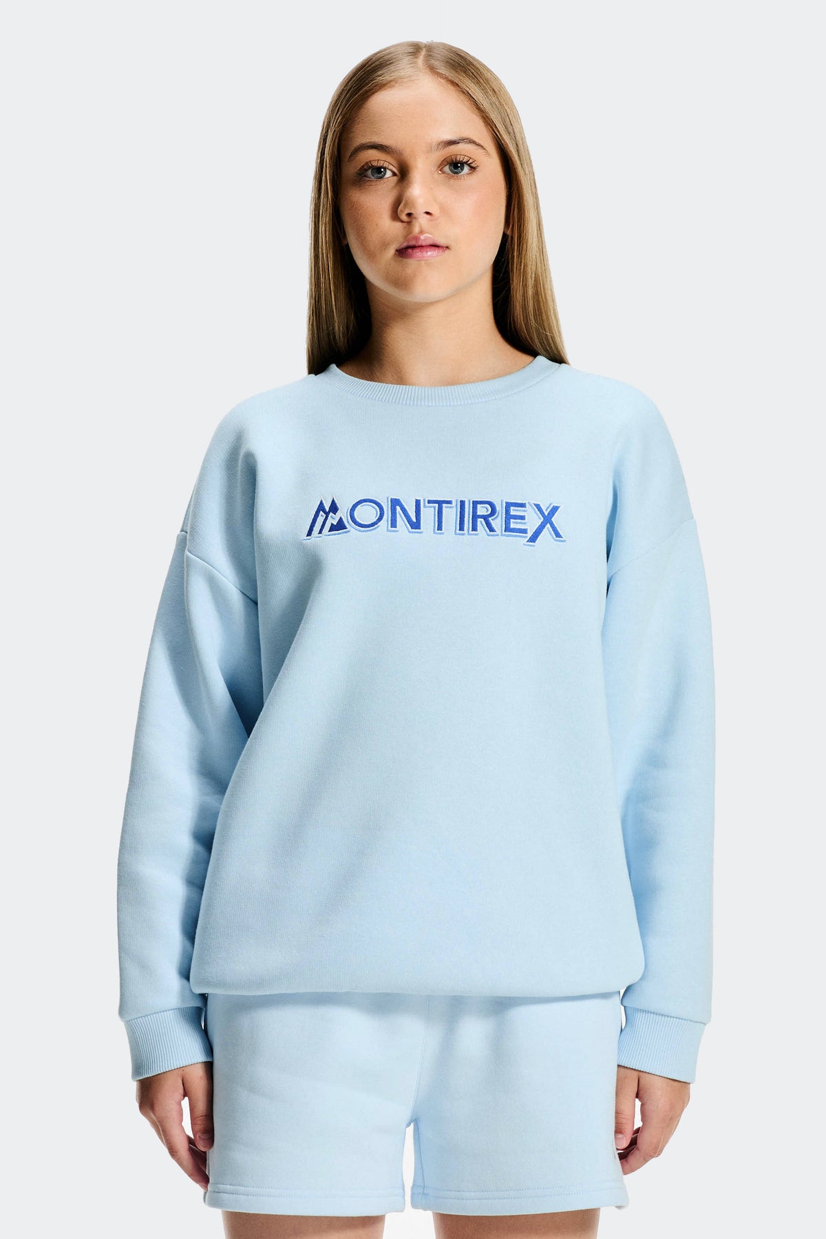 Montirex Girls' Leap Sweatshirt - Misty Blue
