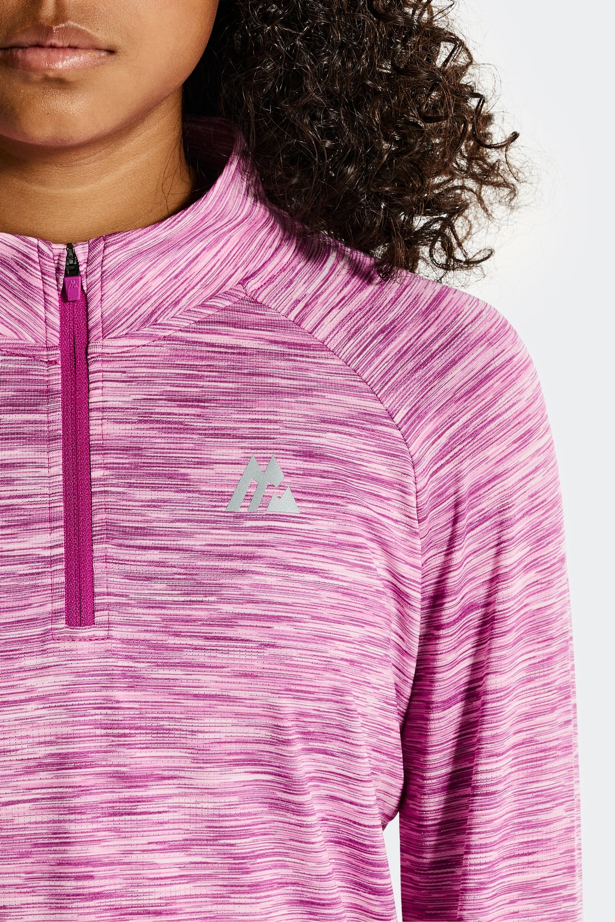 Montirex Girls' Trail 1/4 Zip - Purple/Pink