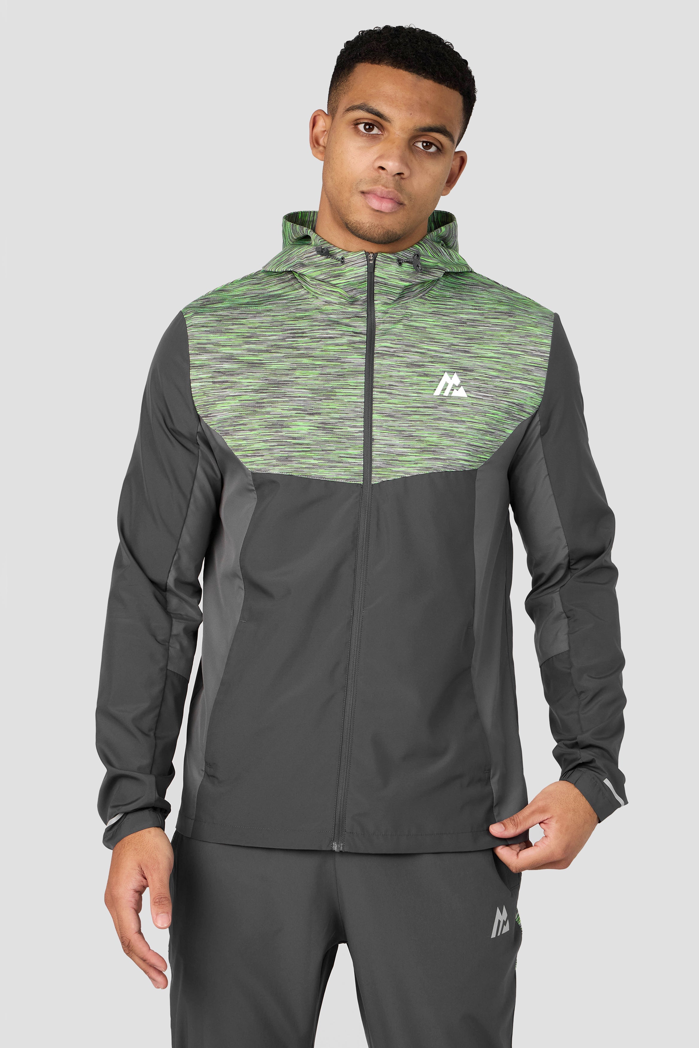 Montirex Trail Windbreaker Grey, Green