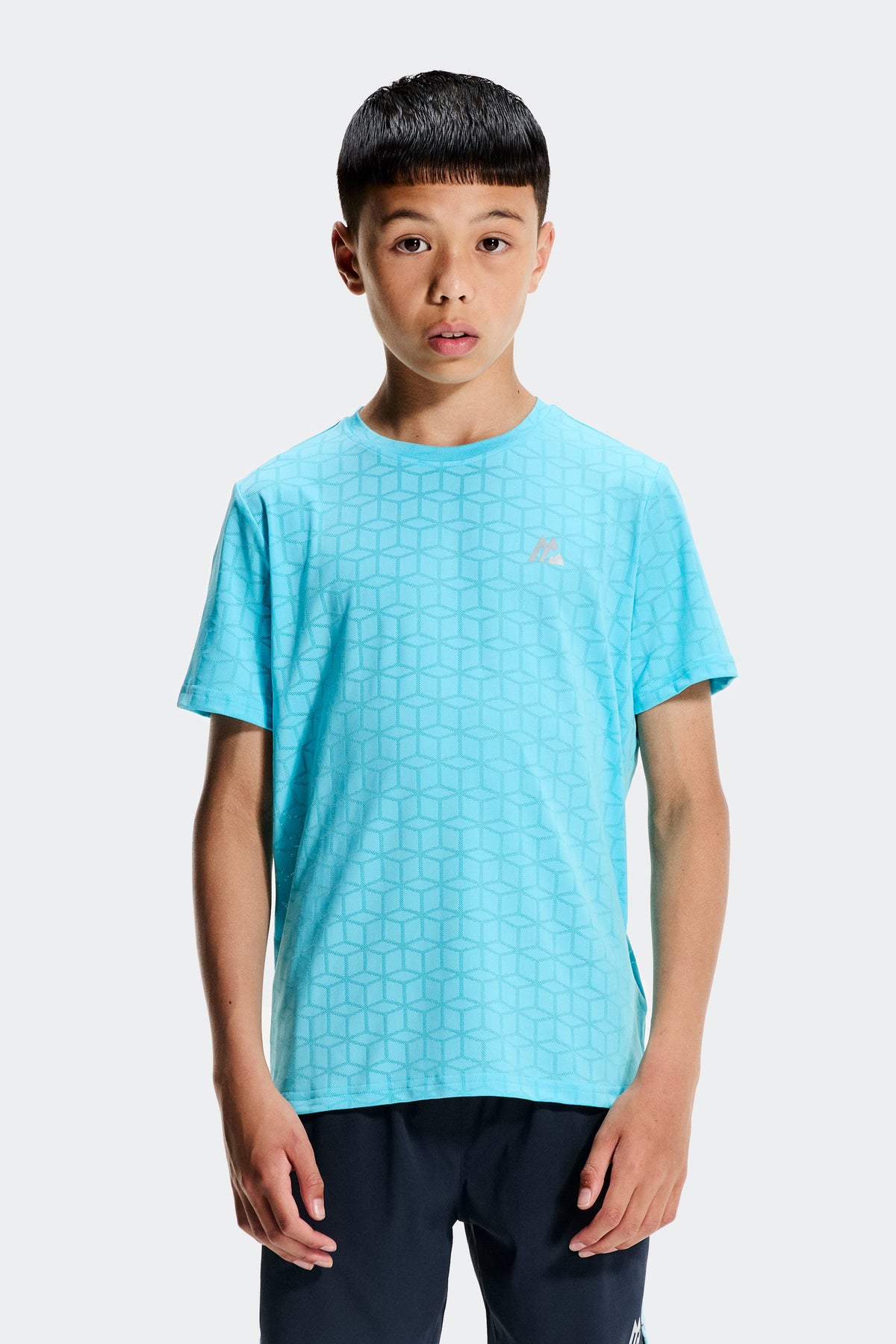 Montirex Junior Cube T-Shirt - Neon Sky