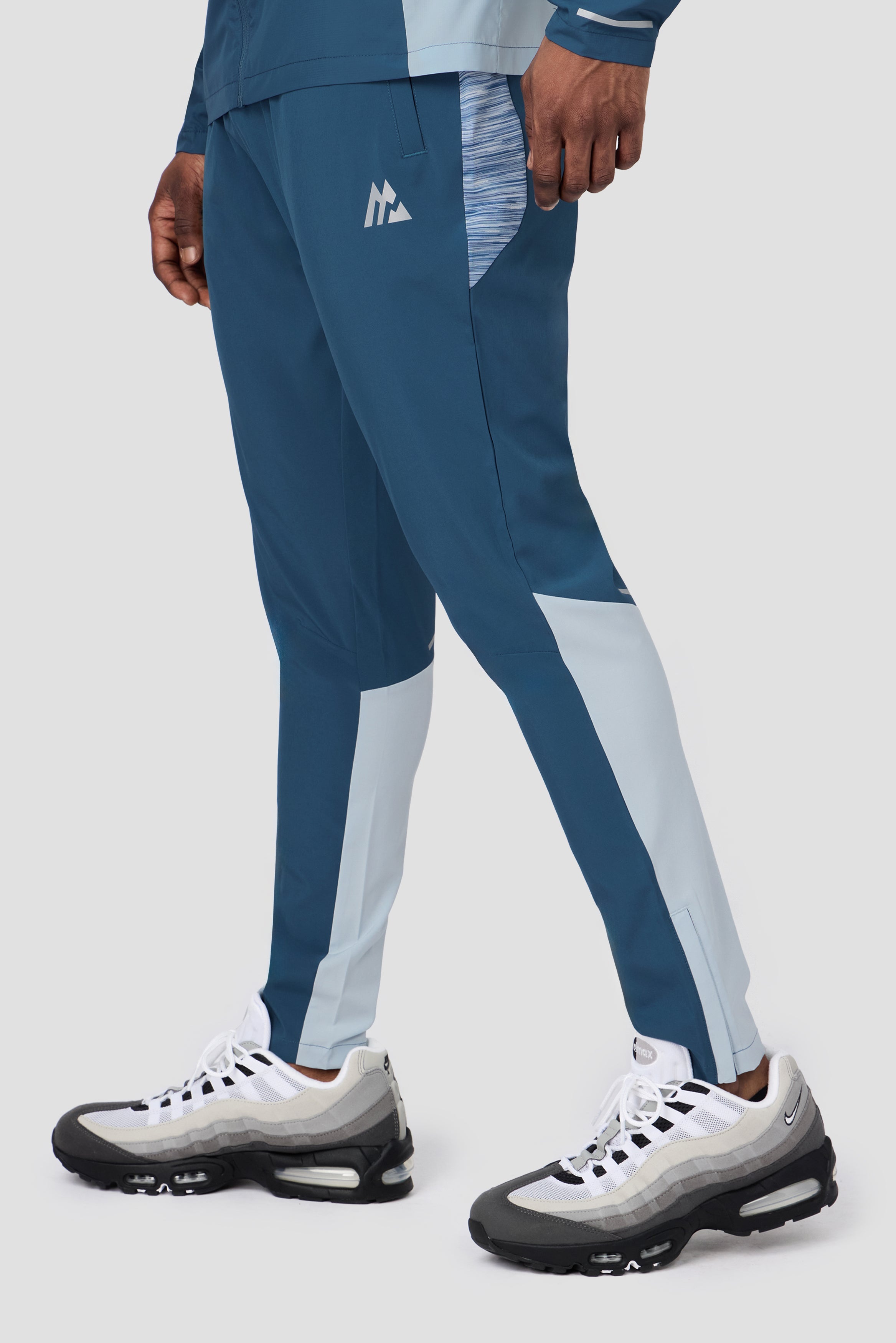 Montirex Trail Panel Running Pant Blue, Light Blue