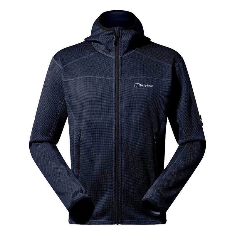 BERGHAUS PRIVITALE HOODED FLEECE - BLUE