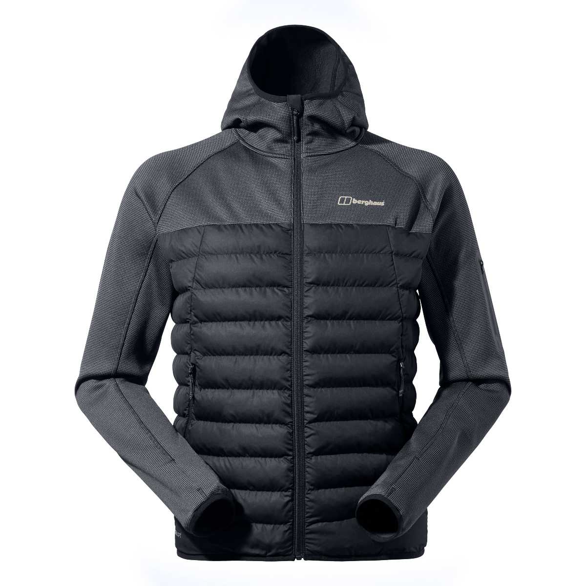 BERGHAUS PRIVITALE HYBRID JACKET - BLACK/GREY