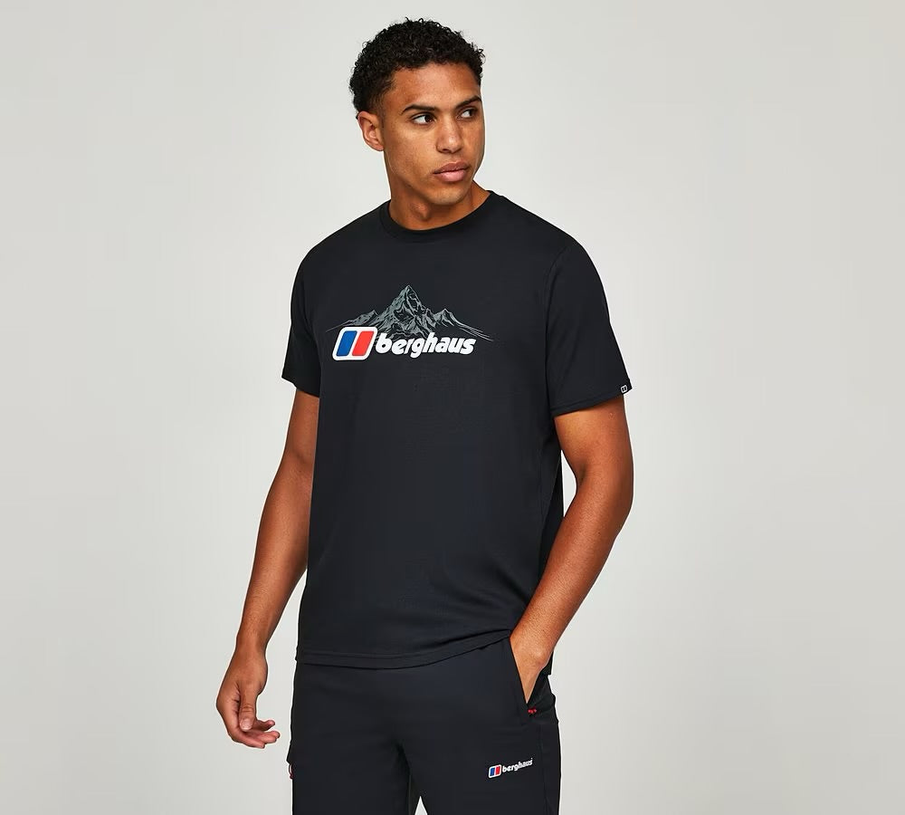 BERGHAUS EVEREST T SHIRT - BLACK