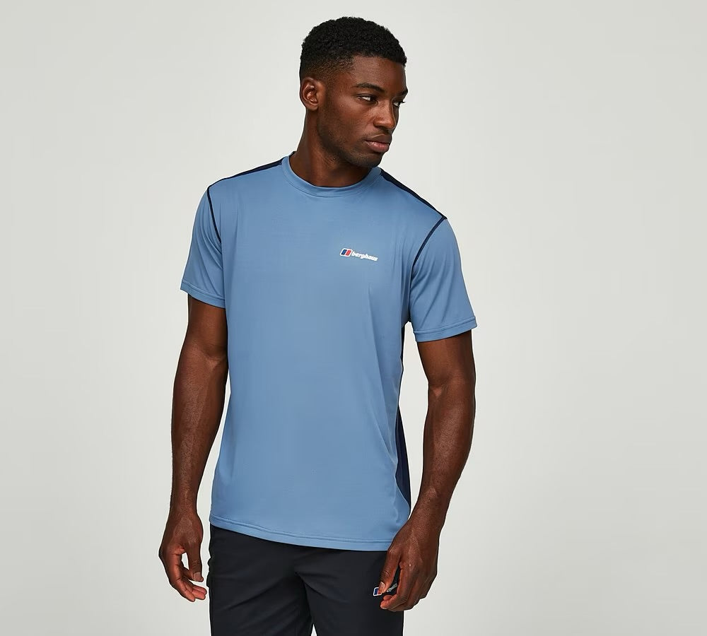 BERGHAUS WAYSIDE T SHIRT - TROOPER/DUSK