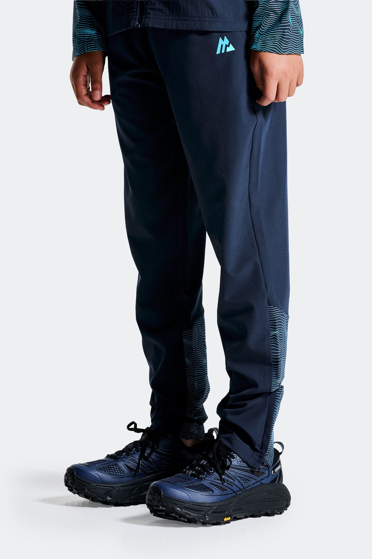 Montirex Junior Energy Pant - Midnight Blue Neon Sky