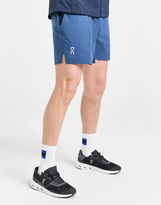 ON RUNNING ESSENTIAL 5" SHORTS - BLUE