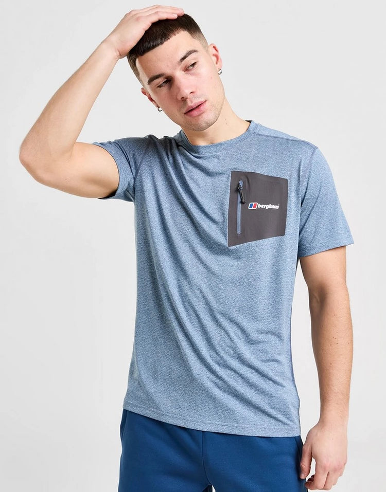 BERGHAUS SIDLEY POCKET T SHIRT - TROOPER