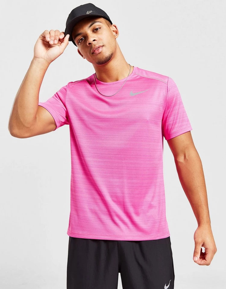 NIKE MILER T SHIRT - PINK