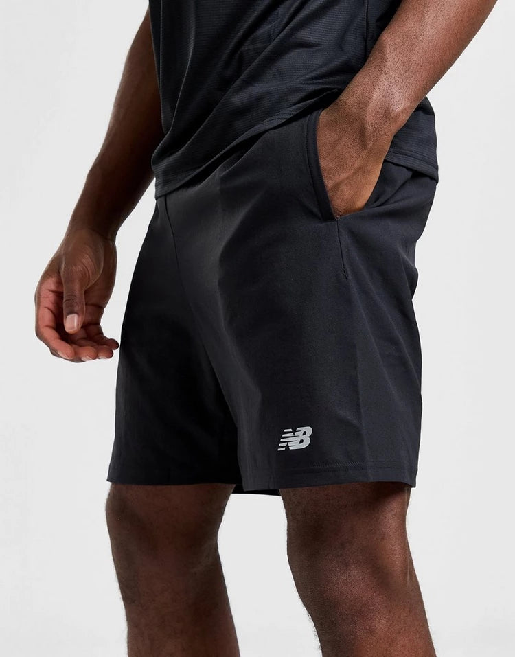 new balance shorts black