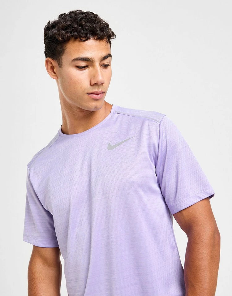 NIKE MILER 1.0 T SHIRT - HYDRANGEAS