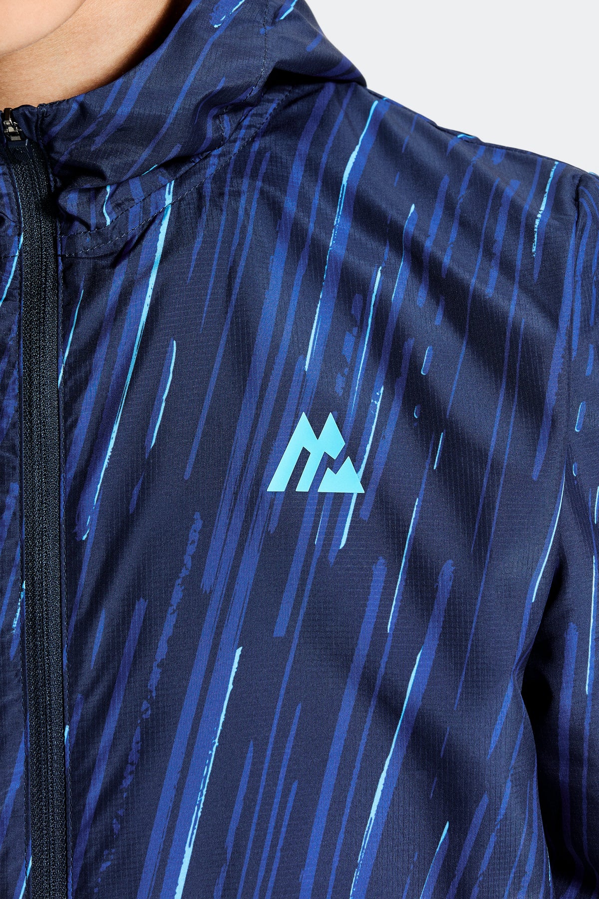 Montirex Junior Vigour Windbreaker - Midnight Blue Marine Blue Neon Sky