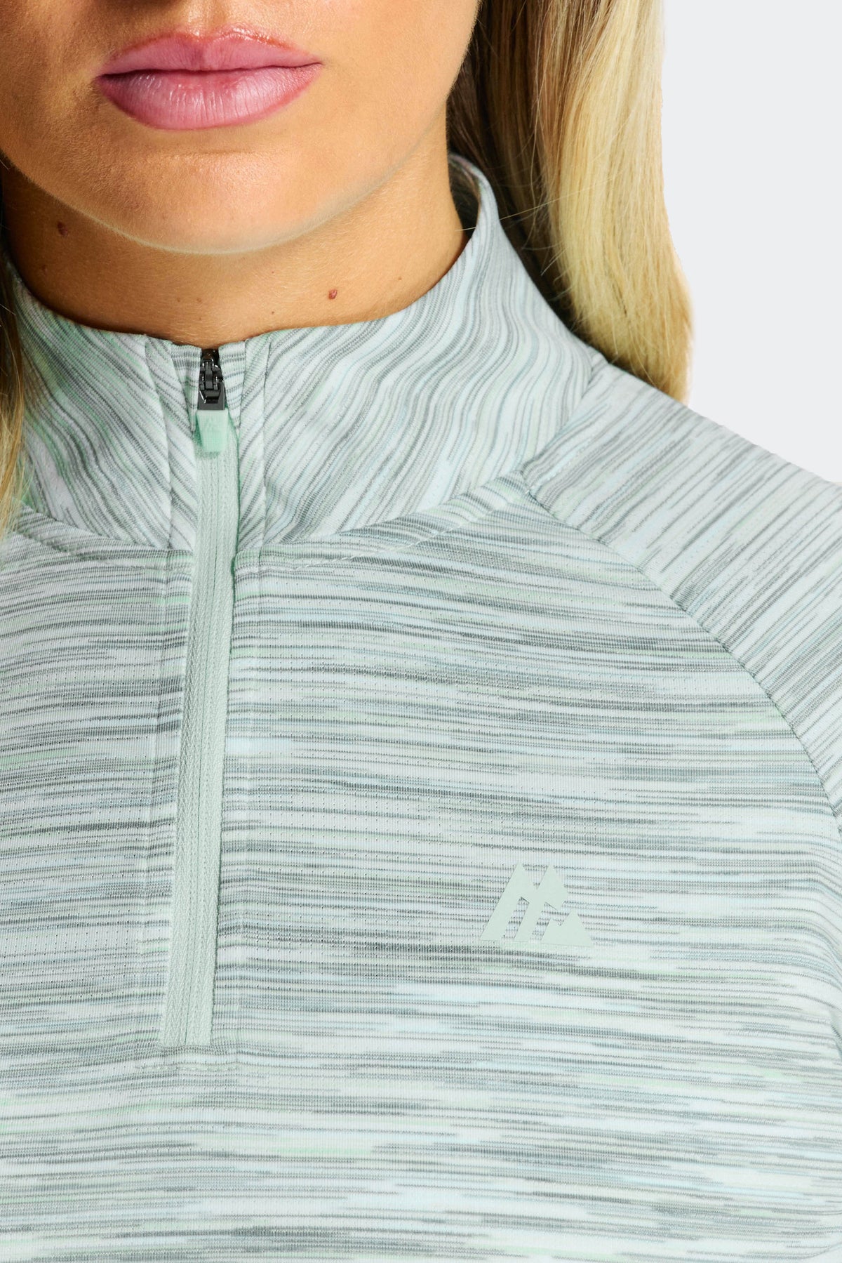 Montirex Women's Trail 1/4 Zip - Grey/Honey/White