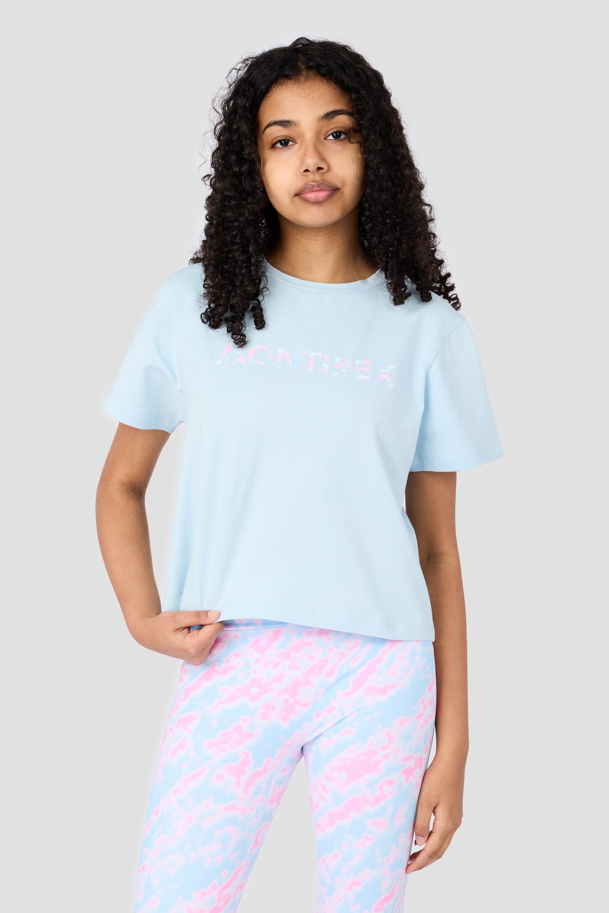 Montirex Girls' Celeste Graphic T-Shirt - Misty Blue