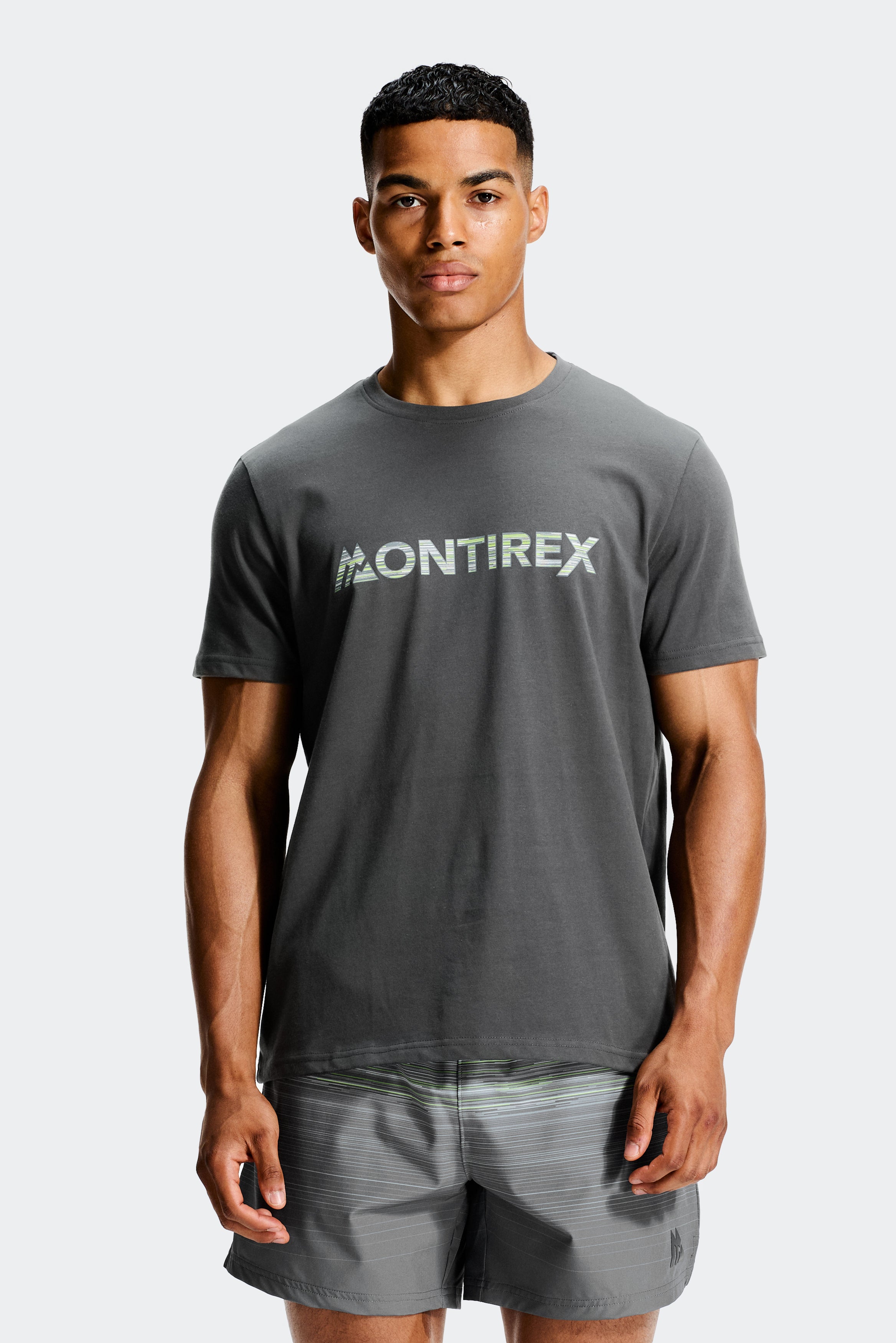 Montirex Trail M Logo T-Shirt Grey