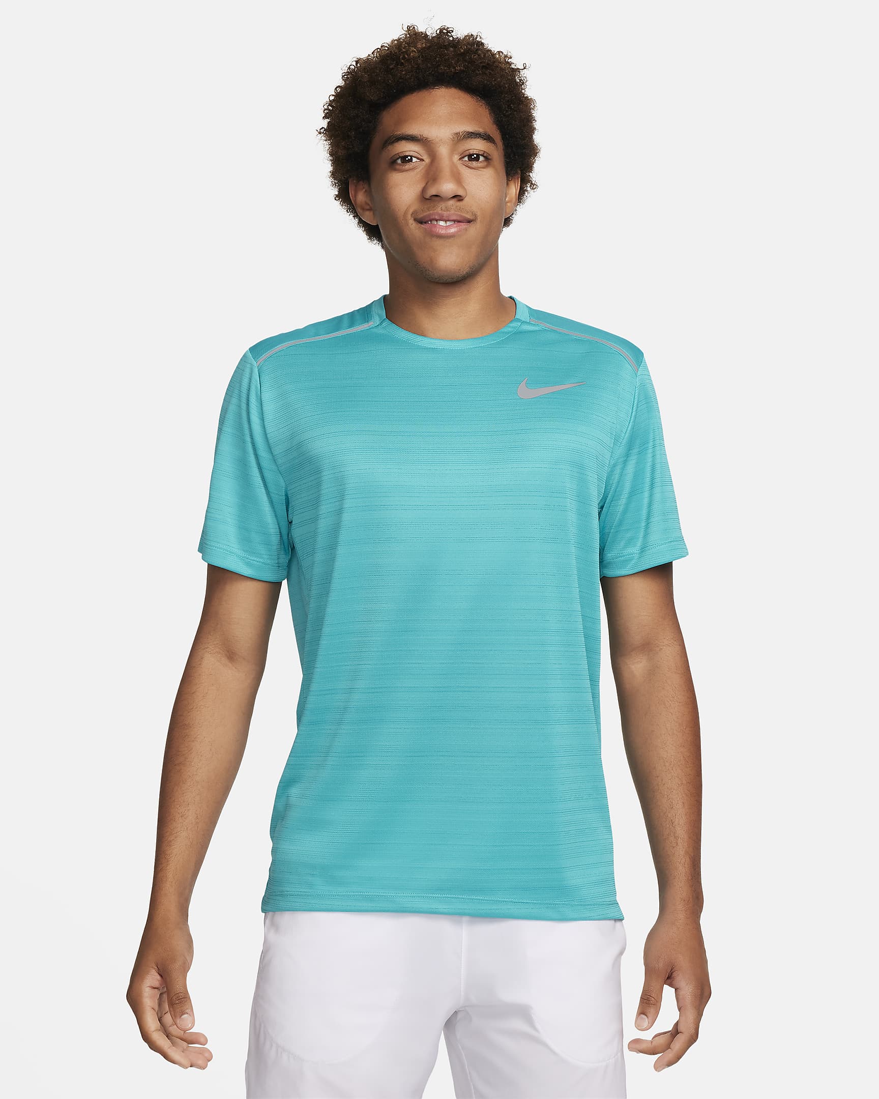 NIKE MILER T SHIRT - DUSTY CACTUS