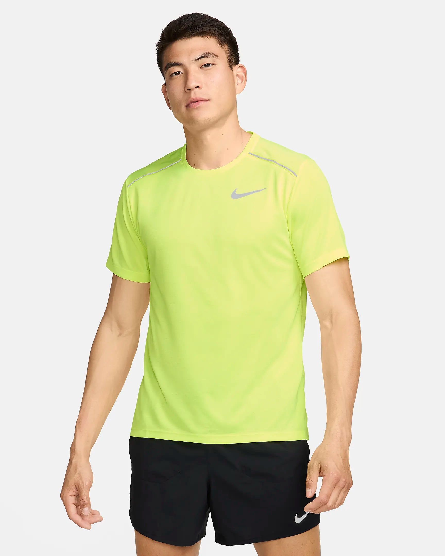 NIKE MILER T SHIRT - NEON