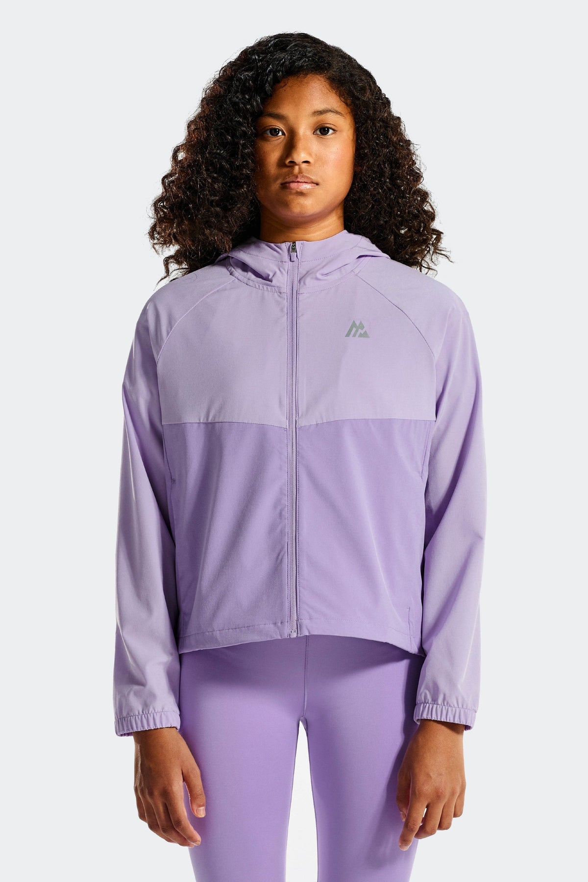 Montirex Girls' Energy Windbreaker - Lavender Mist Whispering Violet
