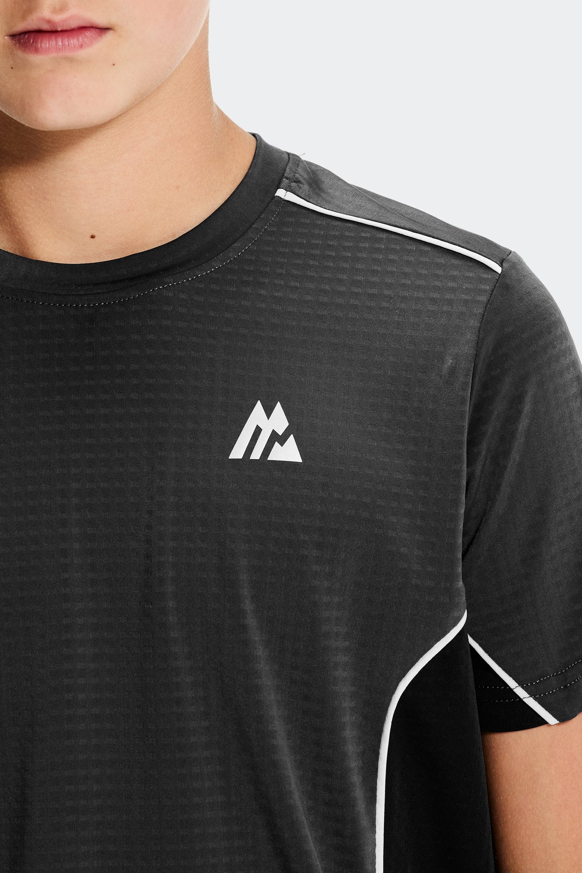 Montirex Junior Chroma T-Shirt - Asphalt Black Light Smoke Grey
