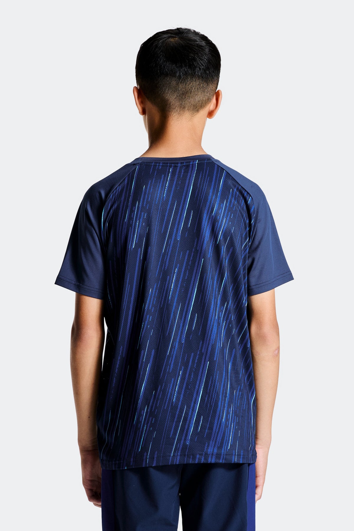 Montirex Junior Vigour T-Shirt - Midnight Blue Marine Blue Neon Sky