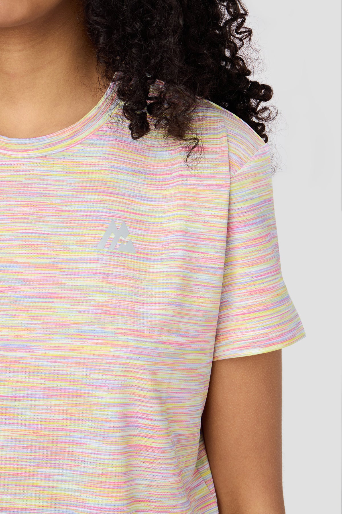 Montirex Girls' Trail Box T-Shirt - Yellow/Purple/Pink