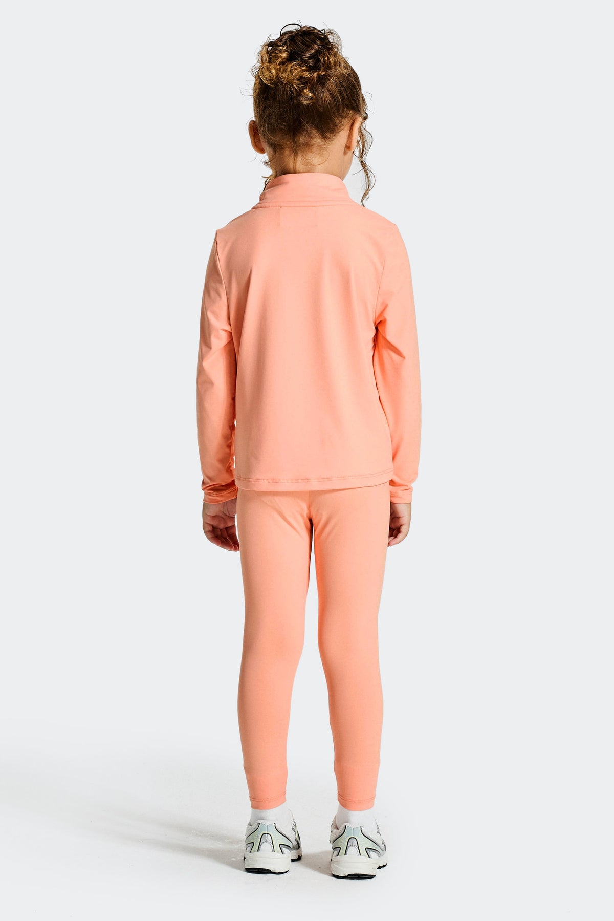 Montirex Infant Girls' Bounce 1/4 Zip/Legging Set - Peach Punch