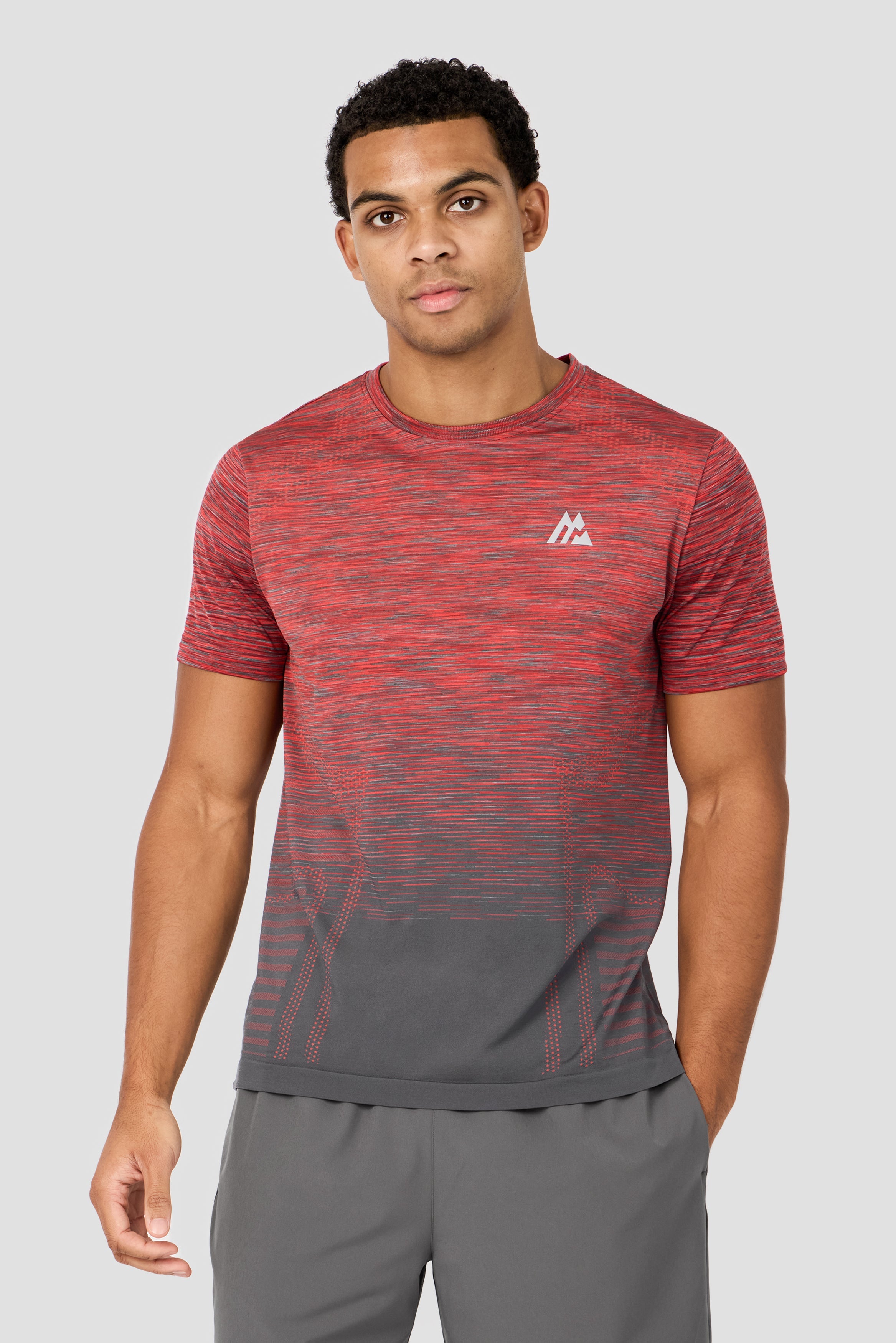 Montirex Vector Seamless T-Shirt Red, Grey, Orange
