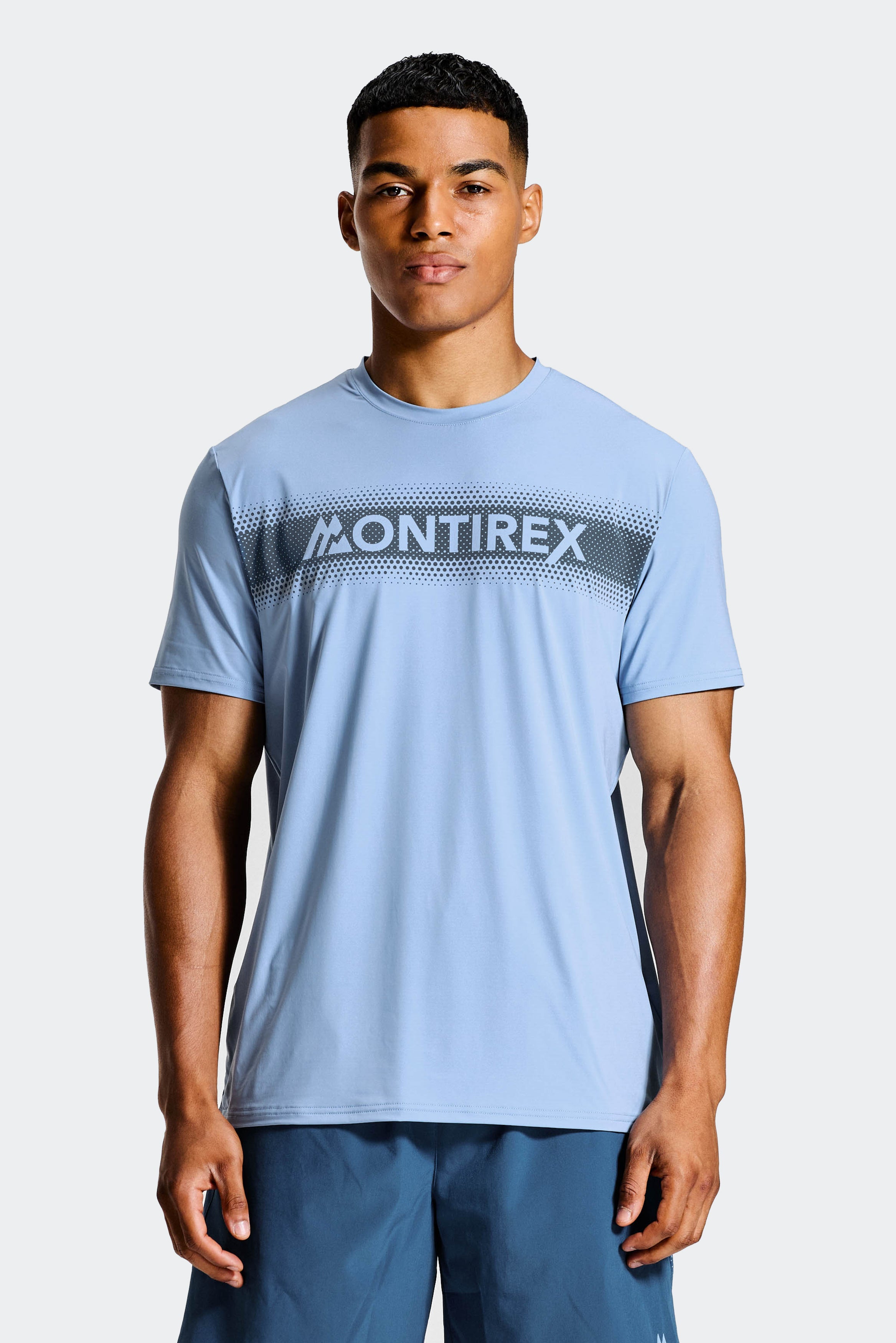 Montirex Pixel T-Shirt Blue, Navy