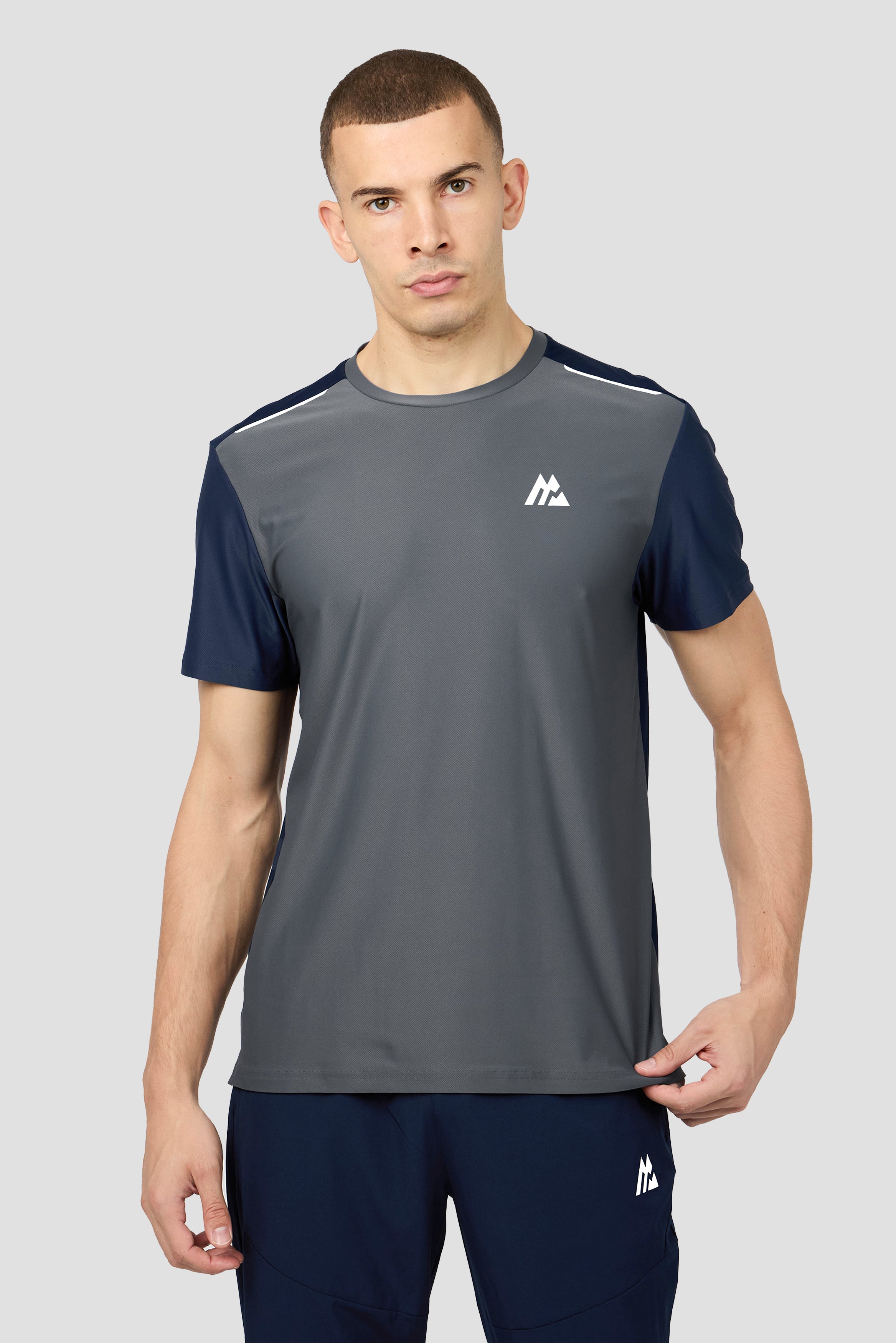 Montirex Charge 2.0 T-Shirt – Grey, Blue