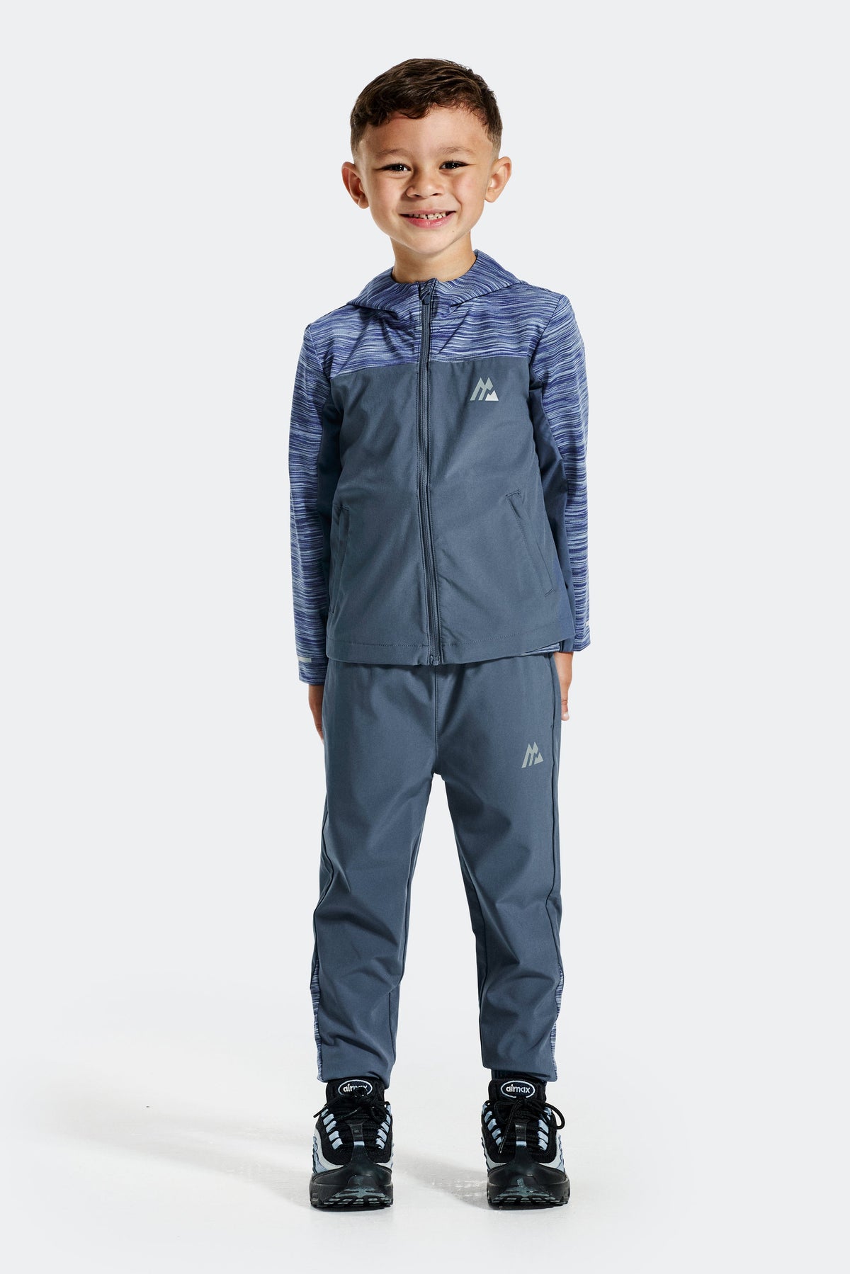 Montirex Infant Boys' Trail Windbreaker/Pant Set - Blue Slate Cosmic Blue Blue Tide