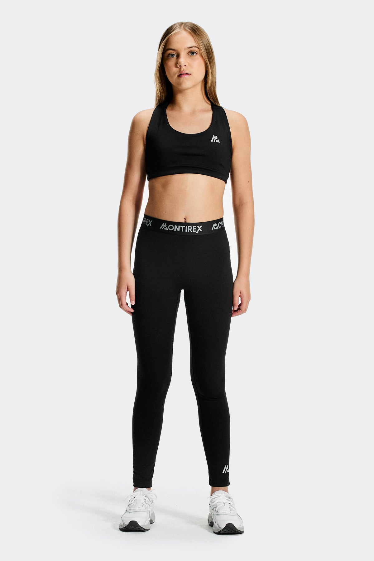 Montirex Girls' Icon Full Length Legging - Black