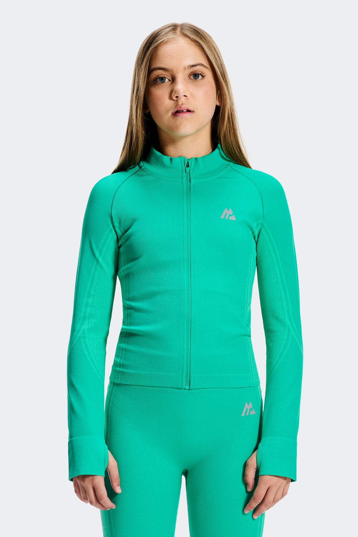 Montirex Girls' Harmony Full Zip - Natural Spring Tropical Lagoon