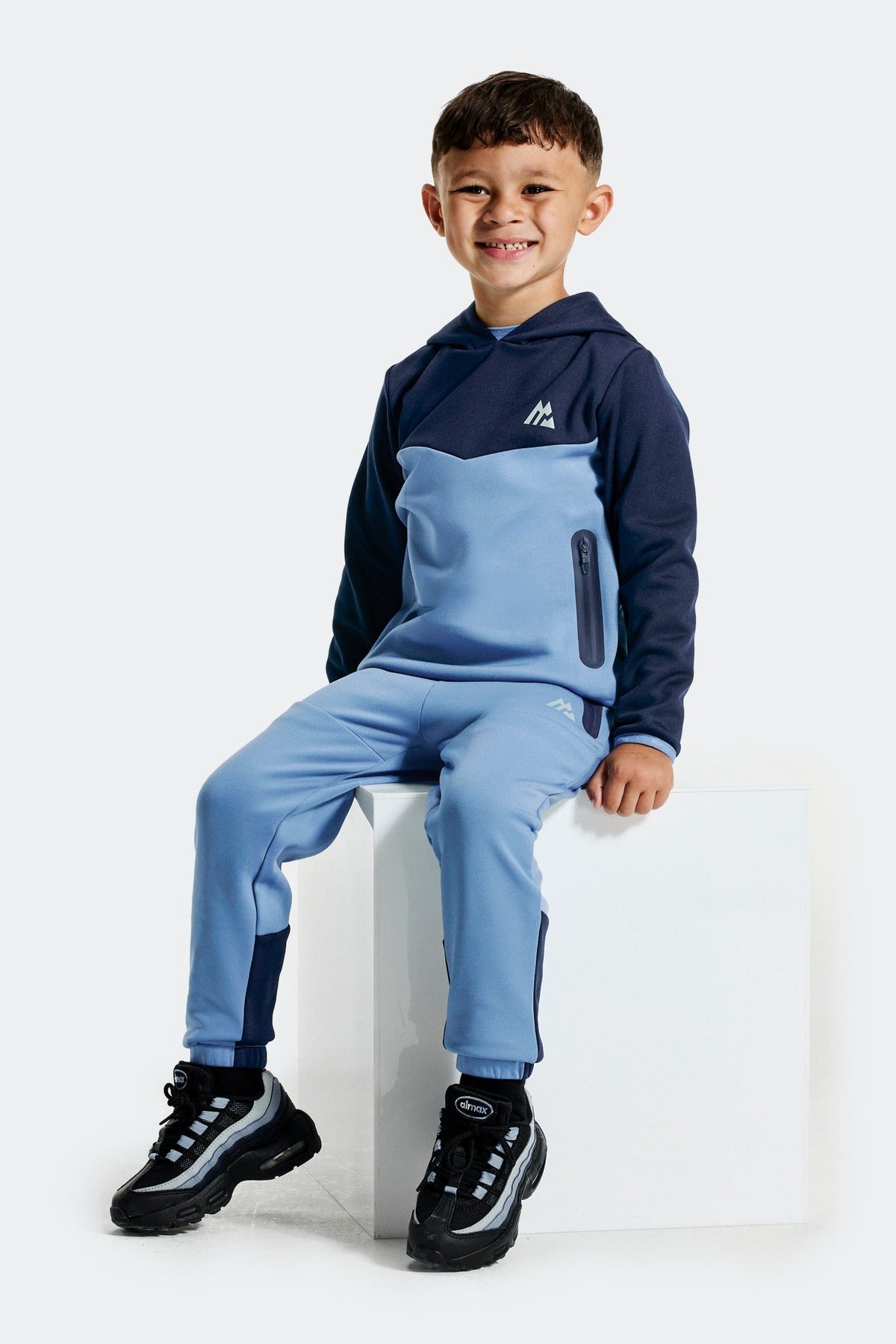 Montirex Infant Boys' Align Hood/Jogger Set - Summit Blue Navy Shadow