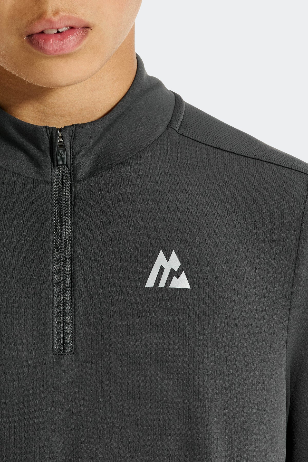Montirex Junior Delta 1/4 Zip - Asphalt