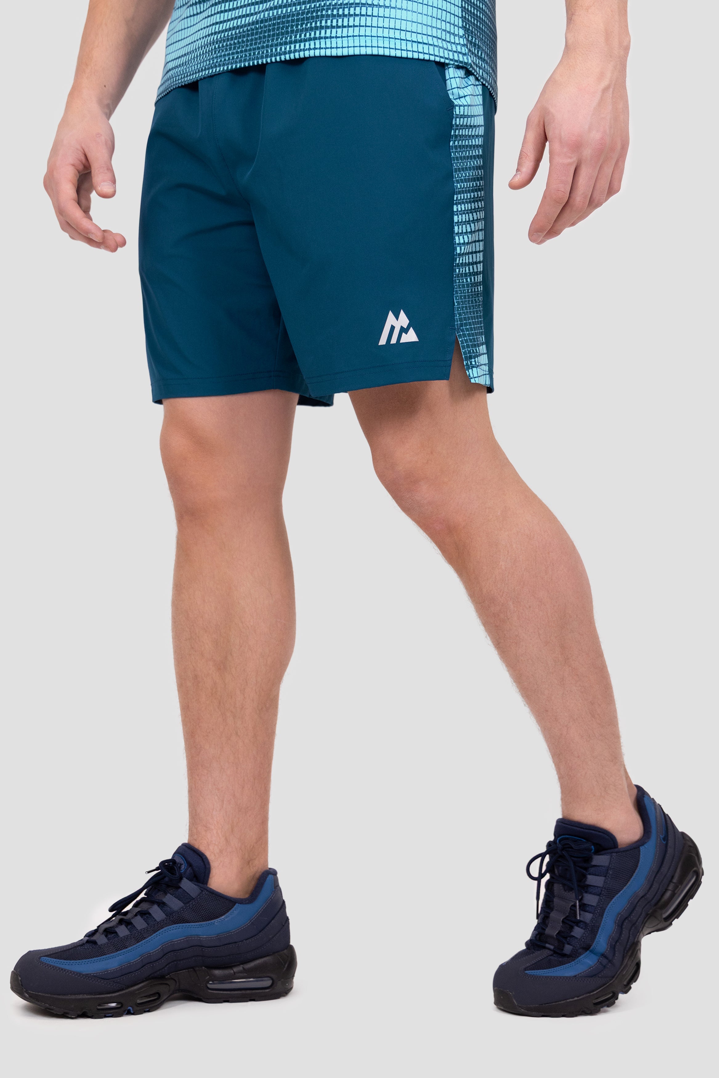 Montirex Peak Print Short – Blue, Pink