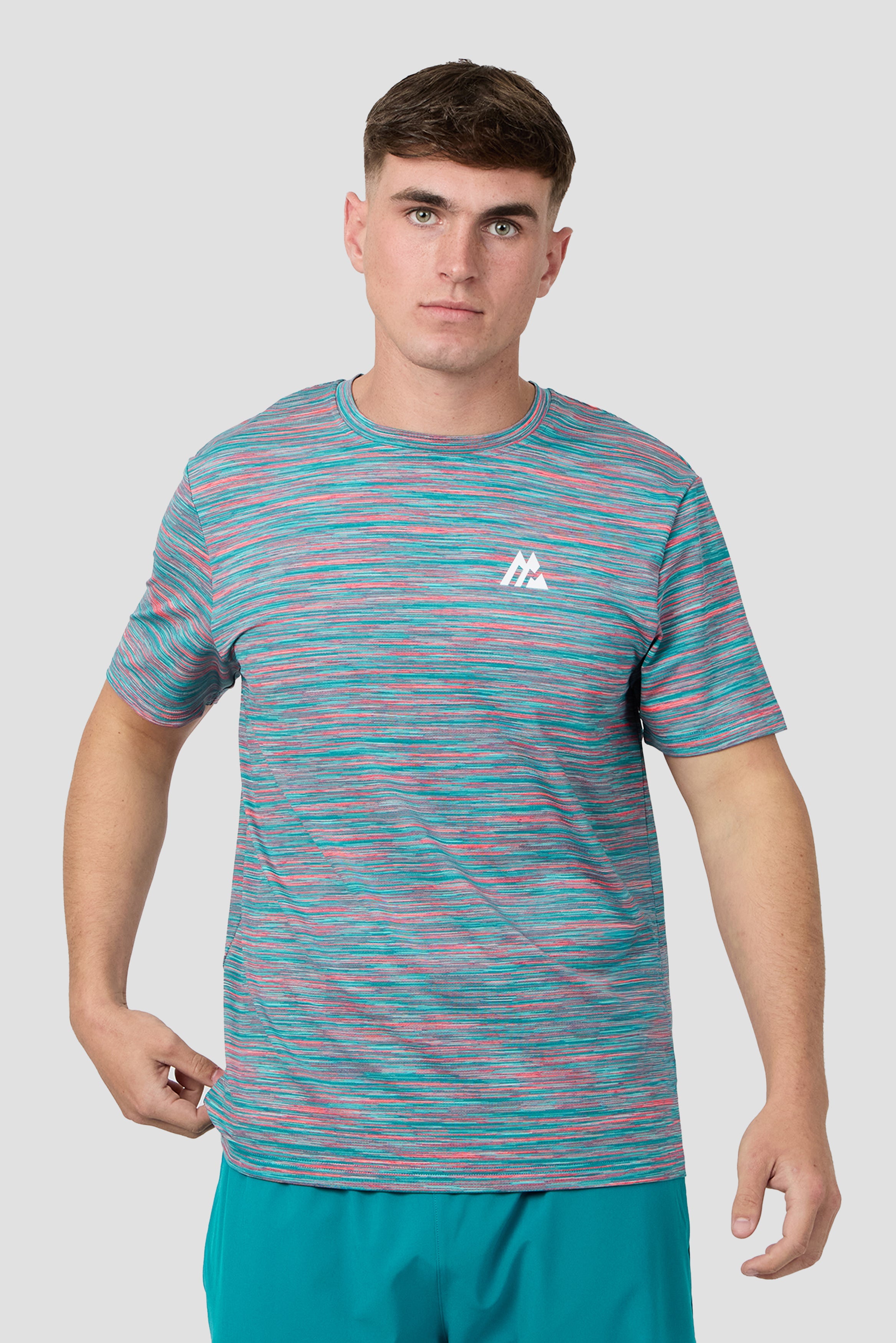 Montirex Trail T-Shirt – Teal, Pink