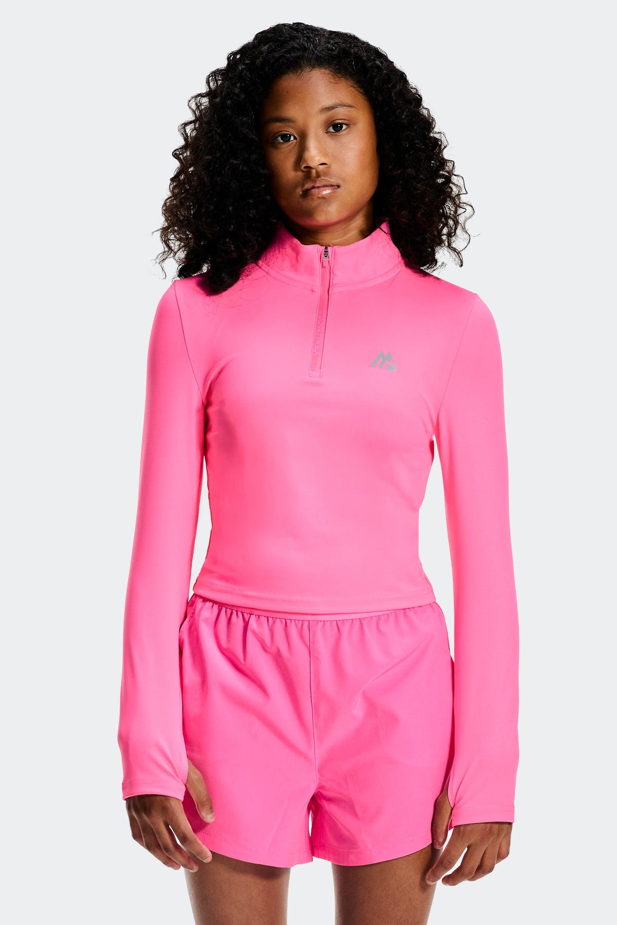 Montirex Girls' Icon 1/4 Zip - Fuchsia