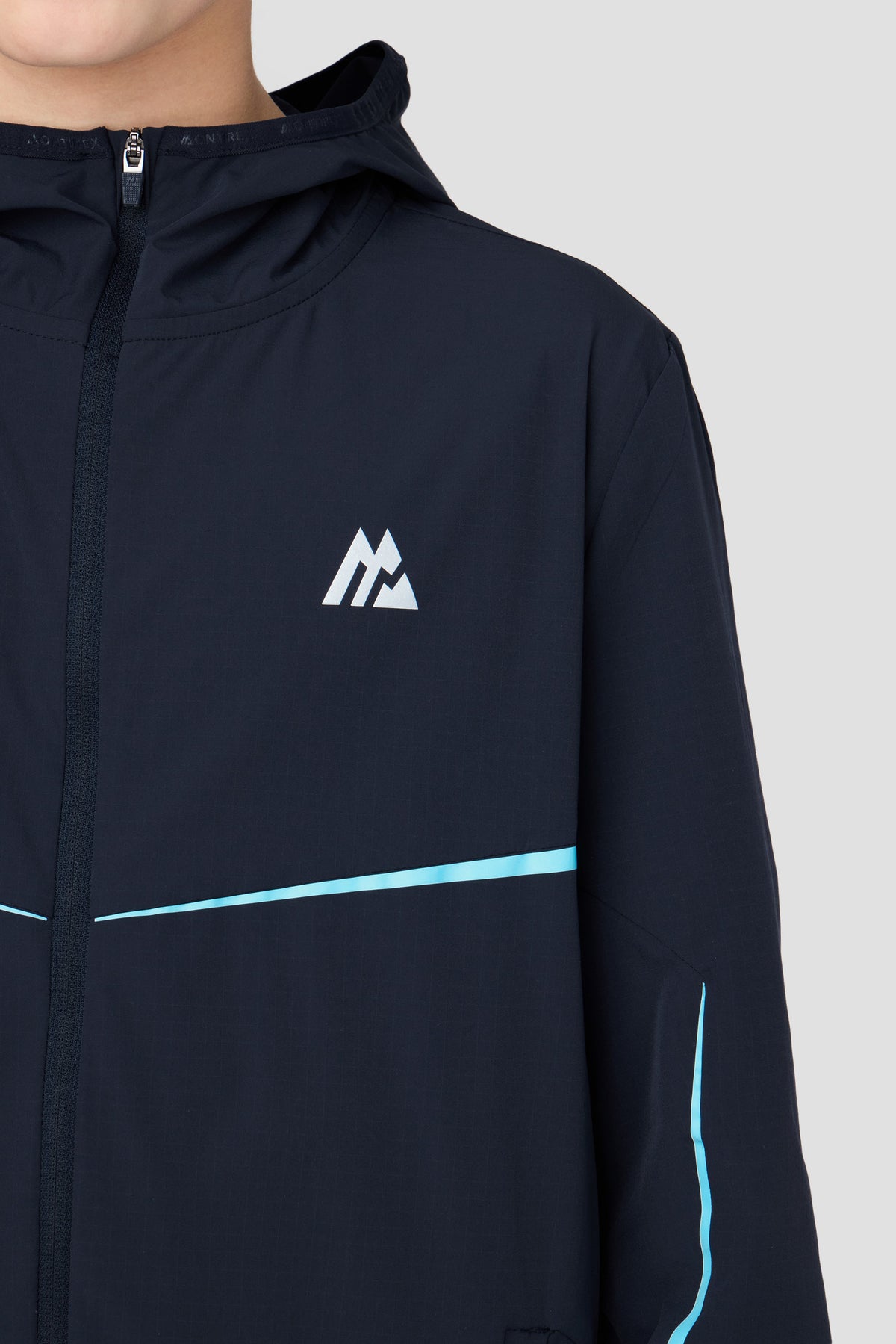 Montirex Junior Ignite Windbreaker - Midnight Blue Neon Sky