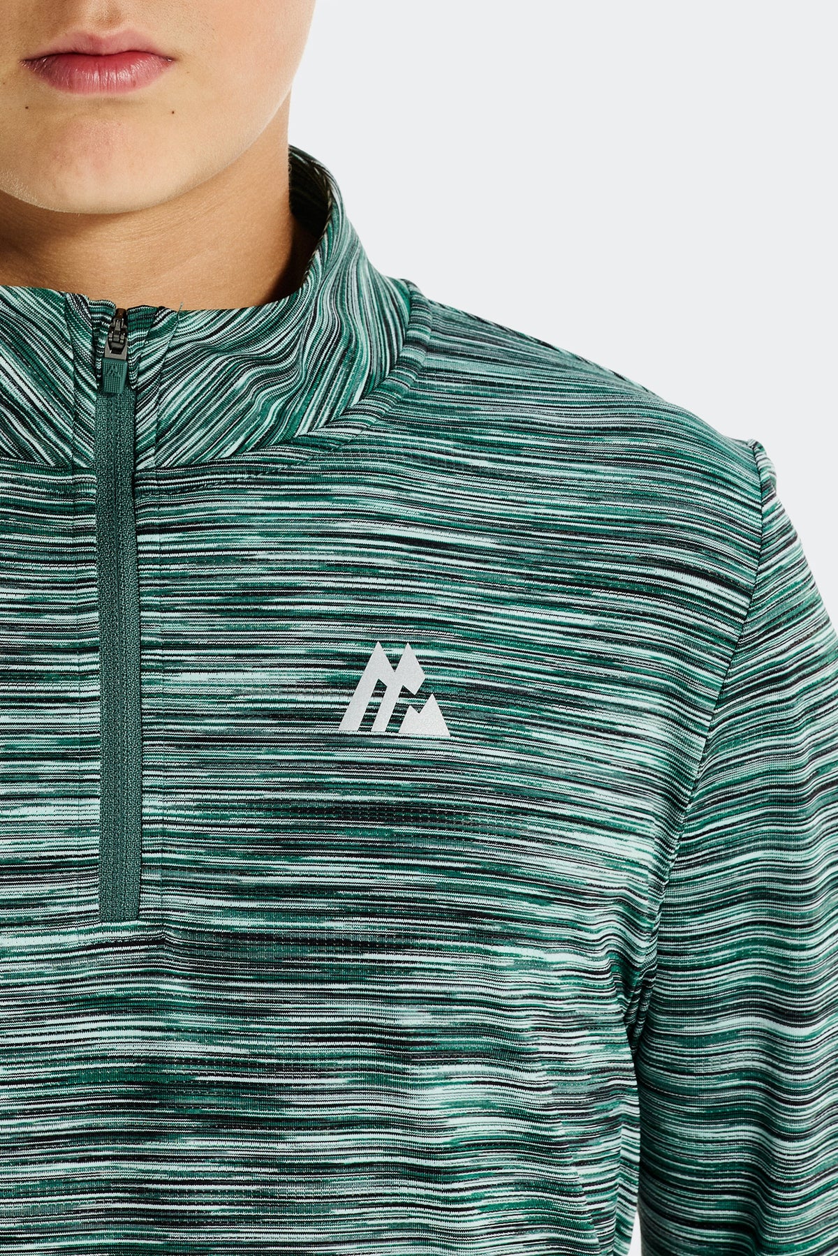 Montirex Junior Trail 2.0 1/4 Zip - Dolphin Feather Breeze Sherwood Space Blue