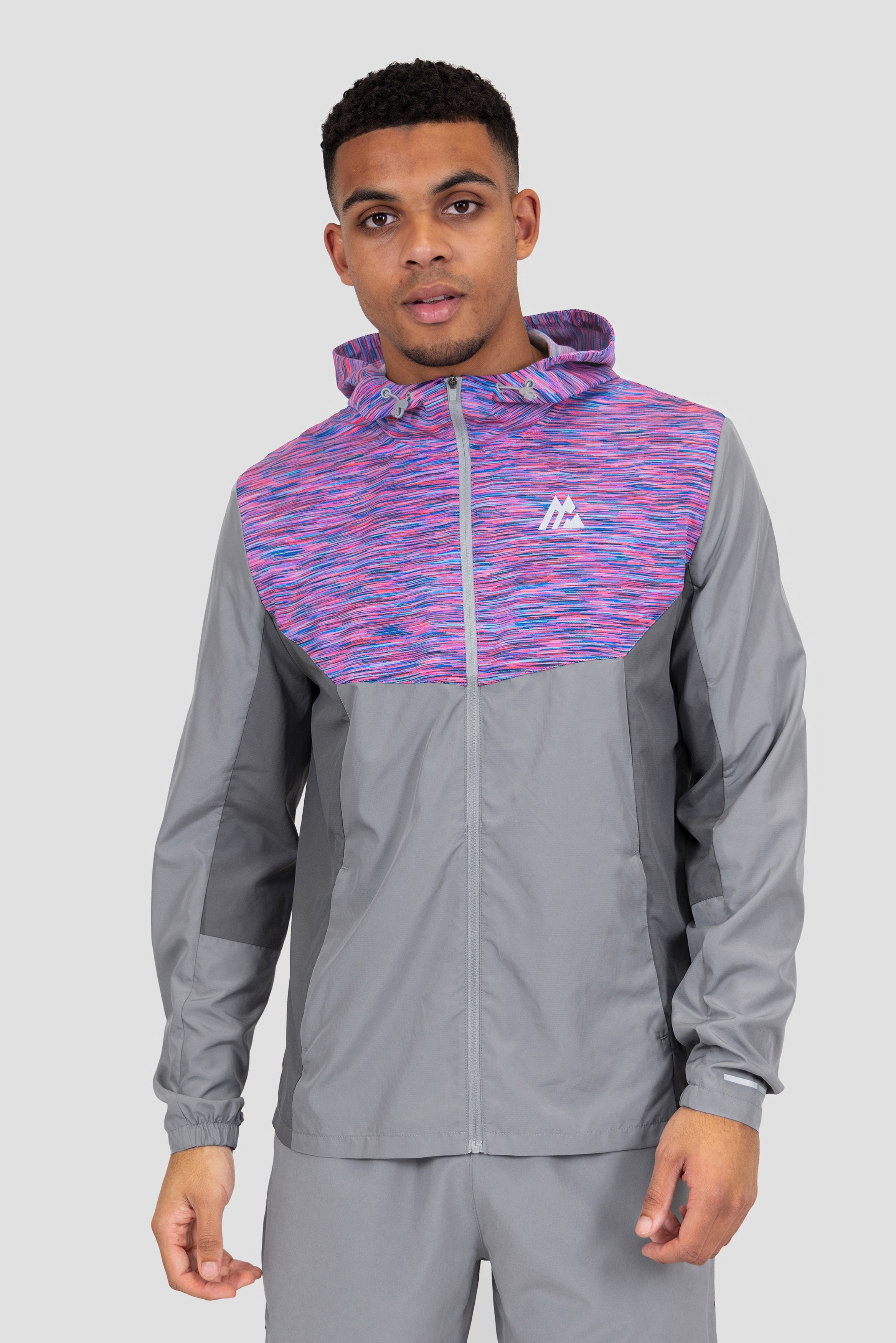 Montirex Trail Windbreaker – Grey, Pink, Blue
